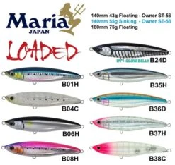 Maria Loaded 180mm Floating Lure