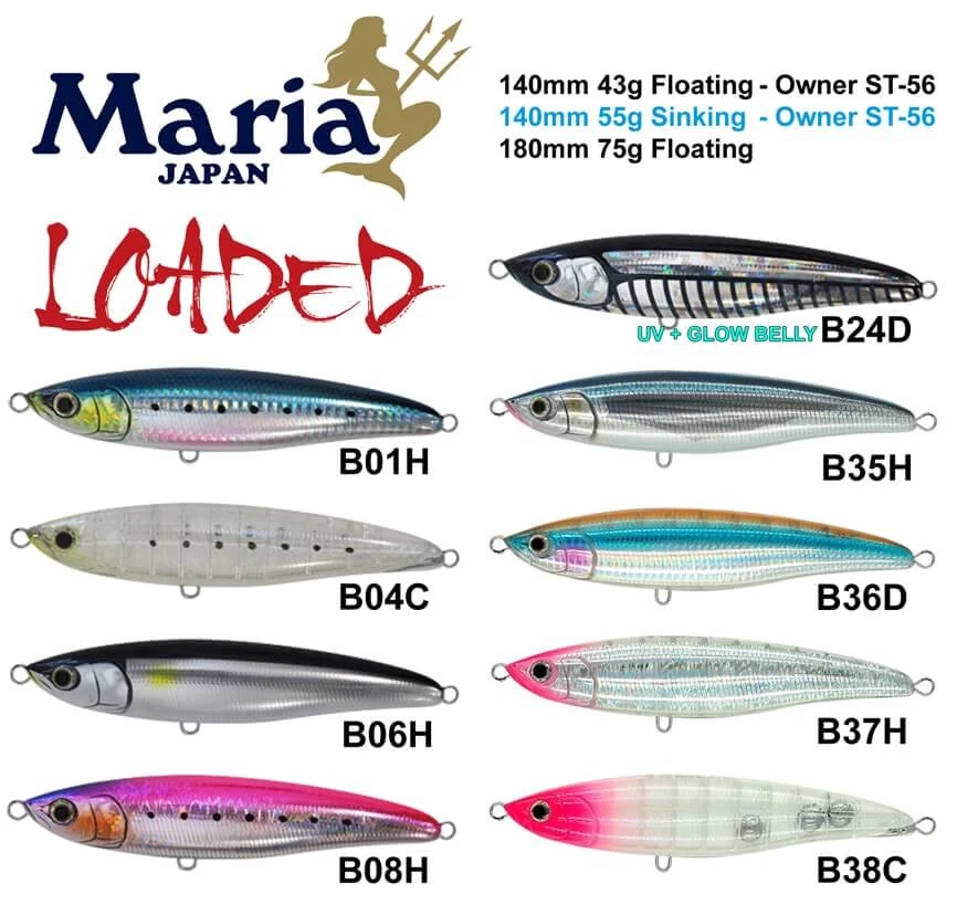 Maria Loaded 180mm Floating Lure 1 Maria Loaded 180mm Floating Lure