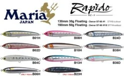 Maria Rapido 130mm 30 Gram Floating Lure