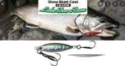 PALMS SLOW BLATT CAST CRATER- LAKE SHORE SLOW JIG-10GM -Fishing Gear Shop 11307
