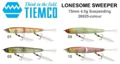 TIEMCO LONESOME SWEEPER 75MM 4.5G