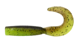 Daiwa Baitjunkie 2.5″ Grub Soft Plastics -Fishing Gear Shop BAITJUNKIEGRUB25GPCHARTREUSEUV 1080x