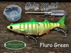 BARAMBAH LURES BABY MULLET 120MM -Fishing Gear Shop Baby Mullet Fluro Green 1024x1024
