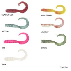 Berkley Gulp 5″ Grub Plastics