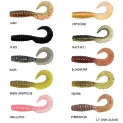 Berkley Powerbait 2.5″ Grub Plastics