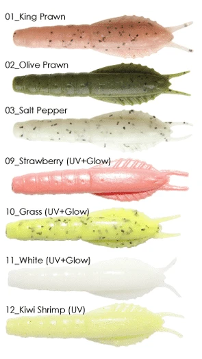 Ecogear Bream Prawn 50mm Plastics