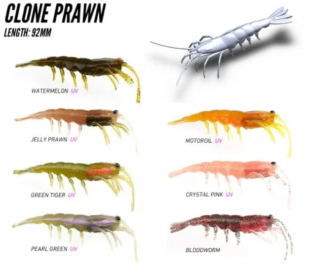 Prolure Clone Prawn 92mm Plastics 1 Prolure Clone Prawn 92mm Plastics