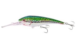 Nomad DTX Minnow Floating 140mm -Fishing Gear Shop DTX140 F SGMSILVERGREENMACKEREL