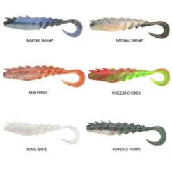 Berkley Gulp 5″ Nemesis Prawn Curltail Plastics
