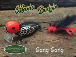 BARAMBAH MANIC BUDGIE -Fishing Gear Shop Manic Budgie Gang Gang 1024x1024