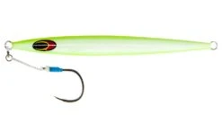 Nomad The Streaker 200 Gram Jig 12 Nomad The Streaker 200 Gram Jig -Fishing Gear Shop STRK CWGCHARTREUSEWHITEGLOW