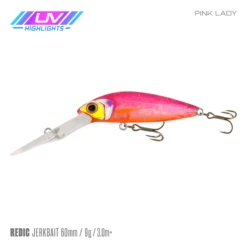 SAMAKI REDIC JERKBAIT DS60 -Fishing Gear Shop Samaki Redic DS60 Pink Lady UV e6750361 b03e 4857 ae24 591a56700354 800x