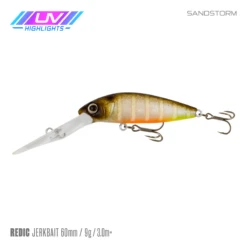 SAMAKI REDIC JERKBAIT DS60 -Fishing Gear Shop Samaki Redic DS60 Sandstorm UV 70e089bd 4592 4048 bc18 323fddade436 800x