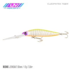 SAMAKI REDIC JERKBAIT DS80 -Fishing Gear Shop Samaki Redic DS80 Cleopatra Tiger UV e2963b25 f452 4d42 bd25 9258a4f99f7d 800x