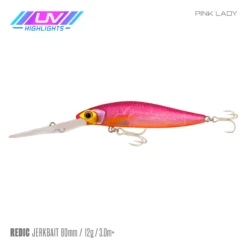 SAMAKI REDIC JERKBAIT DS80 -Fishing Gear Shop Samaki Redic DS80 Pink Lady UV 334f7608 2a0a 4e9b 8938 4f40f8c9e558 800x