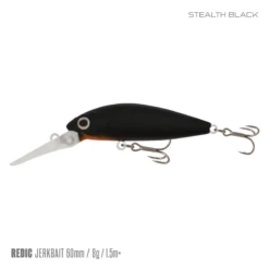 SAMAKI REDIC JERKBAIT MS60 16 SAMAKI REDIC JERKBAIT MS60 -Fishing Gear Shop Samaki Redic MS60 Stealth Black 7faf9660 ea41 4460 9b73 48c1566fbf3e 800x