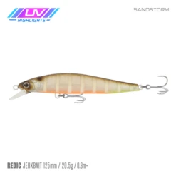 SAMAKI REDIC JERKBAIT SF125 19 SAMAKI REDIC JERKBAIT SF125 -Fishing Gear Shop Samaki Redic SF125 Sandstorm UV d445a2d2 664f 47c4 b216 957b2931bf09 800x 1