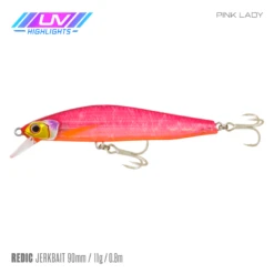 SAMAKI REDIC JERKBAIT SF90 -Fishing Gear Shop Samaki Redic SF90 Pink Lady UV 23c0b384 37c8 4536 9147 2b9a7fa8fbea 800x