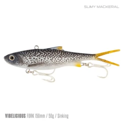 Samaki Vibelicious 150MM/50G Soft Vibe -Fishing Gear Shop Samaki Vibelicious Fork 150mm 50g Slimy Mackeral 800x