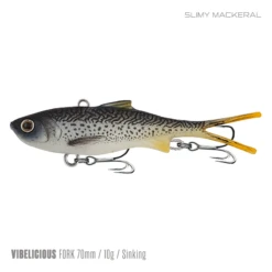 Samaki Vibelicious 70MM/10G Soft Vibe -Fishing Gear Shop Samaki Vibelicious Fork 70mm 10g Slimy Mackeral 800x