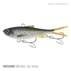 Samaki Vibelicious 85MM/14G Soft Vibe -Fishing Gear Shop Samaki Vibelicious Fork 85mm 14g Slimy Mackeral 800x