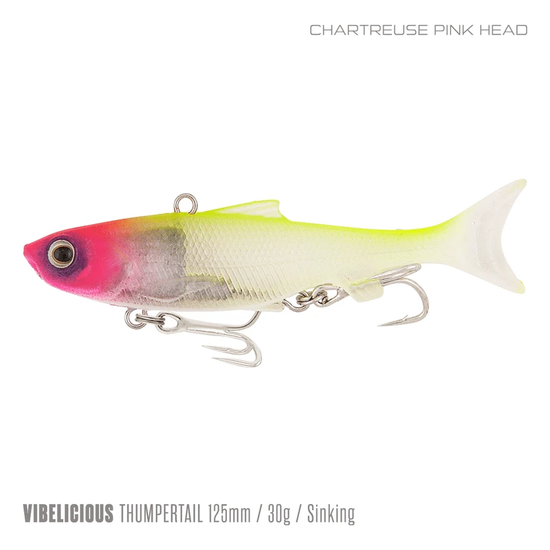Samaki Vibelicious Thumper 125MM/30G Soft Vibe 2 Samaki Vibelicious Thumper 125MM/30G Soft Vibe - Image 2