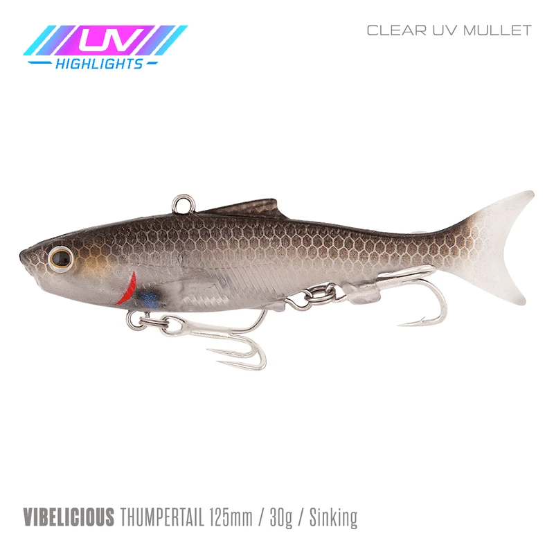 Samaki Vibelicious Thumper 125MM/30G Soft Vibe 3 Samaki Vibelicious Thumper 125MM/30G Soft Vibe - Image 3