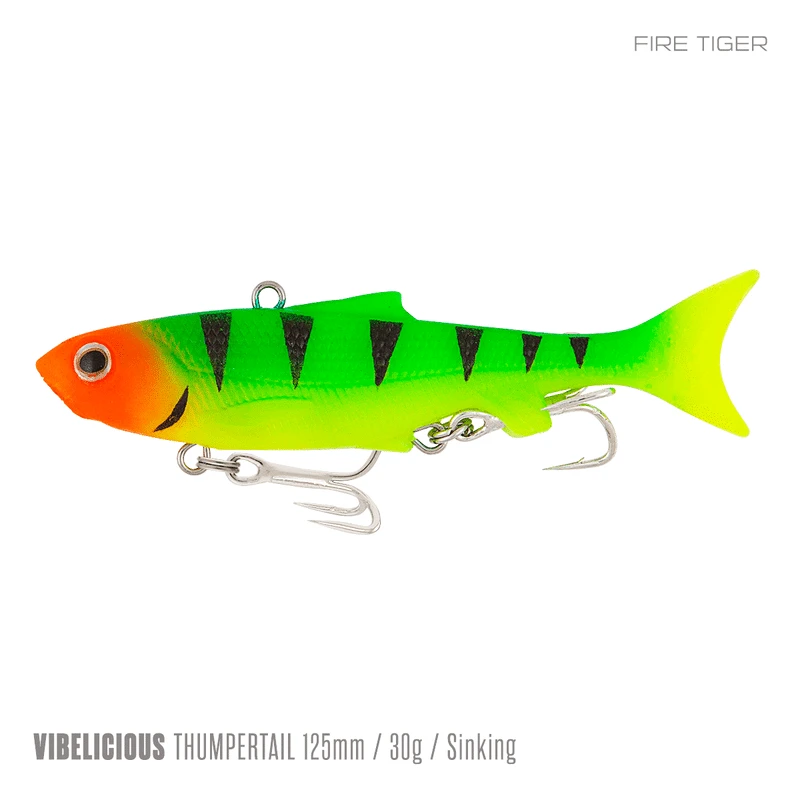 Samaki Vibelicious Thumper 125MM/30G Soft Vibe 5 Samaki Vibelicious Thumper 125MM/30G Soft Vibe - Image 5