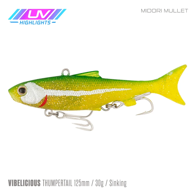 Samaki Vibelicious Thumper 125MM/30G Soft Vibe 10 Samaki Vibelicious Thumper 125MM/30G Soft Vibe - Image 10
