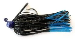 VEX BASSIN FODDER FOOTBALL HEAD 3/8 -Fishing Gear Shop black n blue 1