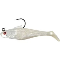 Berkley Powerbait 6″ Swim Shad Plastics -Fishing Gear Shop redeye hi resWHITE